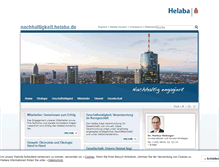 Tablet Screenshot of nachhaltigkeit.helaba.de